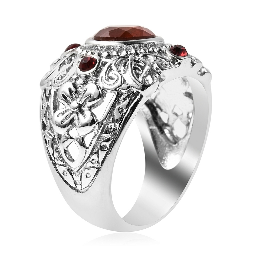 GARNET RING - Picture 3 of 5